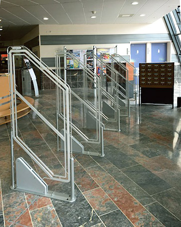 barrière antivol bibliotheque
                                universitaire 5 antennes